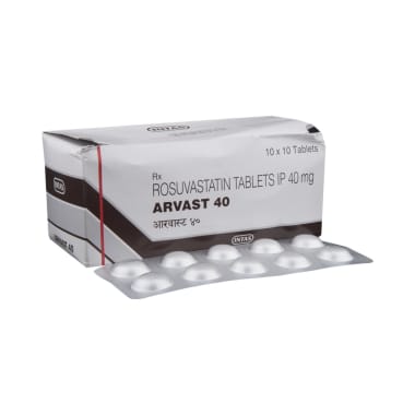 Arvast 40 Tablet MRP Price in India