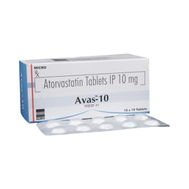 Avas 10 Tablet MRP Price in India