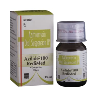 Azilide 100 Oral Suspension 15ml Uses,Side Effects, MRP