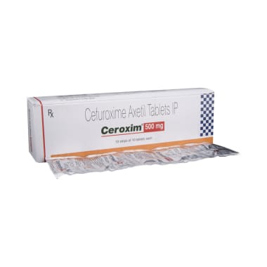 Ceroxim 500mg Tablet 10s uses in India