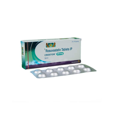 Crestor 20mg Tablet MRP Price in India