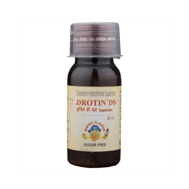 Drotin DS Oral Suspension 30ml PRICE-uses-side effects Hindi
