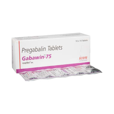 Gabawin 75mg Tablet 10s uses and dosage
