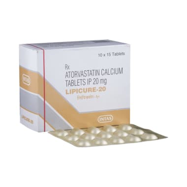 Lipicure 20 Tablet Price