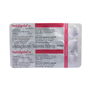 Nugliptin 50 Tablet Price