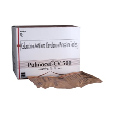 Pulmocef CV 500 Tablet 4s Buy Online
