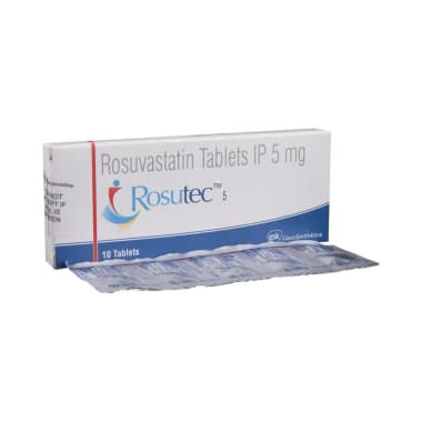 Rosutec 5 Tablet PRICE, DOSE, SIDE EFFECTS IN HINDI