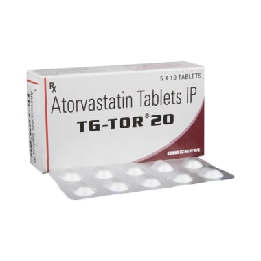 TG-Tor 20 Tablet MRP Price in India