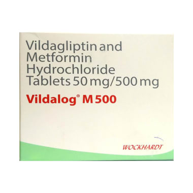 Vildalog M 500 Tablet Salt Price Side Effects Uses