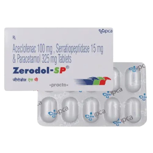 Zerodol SP Tablet 10s Price in India | Uses, Side Effects