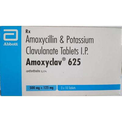 Amoxyclav 625 mg Tablet 10s