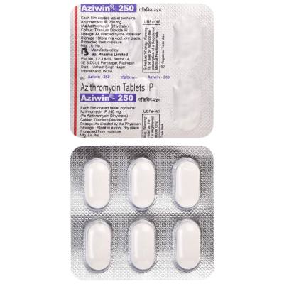Aziwin 250mg Strip of 6 Tablets