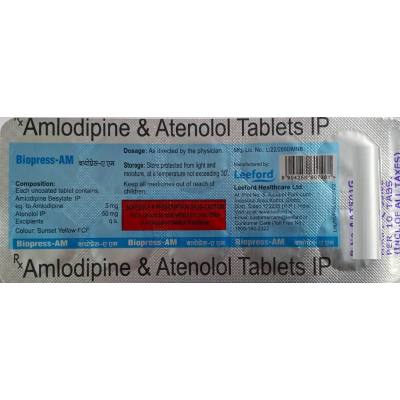 Biopress AM strip of 10 Tablets
