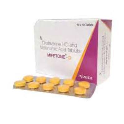 Mifetone D Tablet strip of 10 tablets