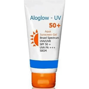 aloglow sunscreen lotion gel spf 50